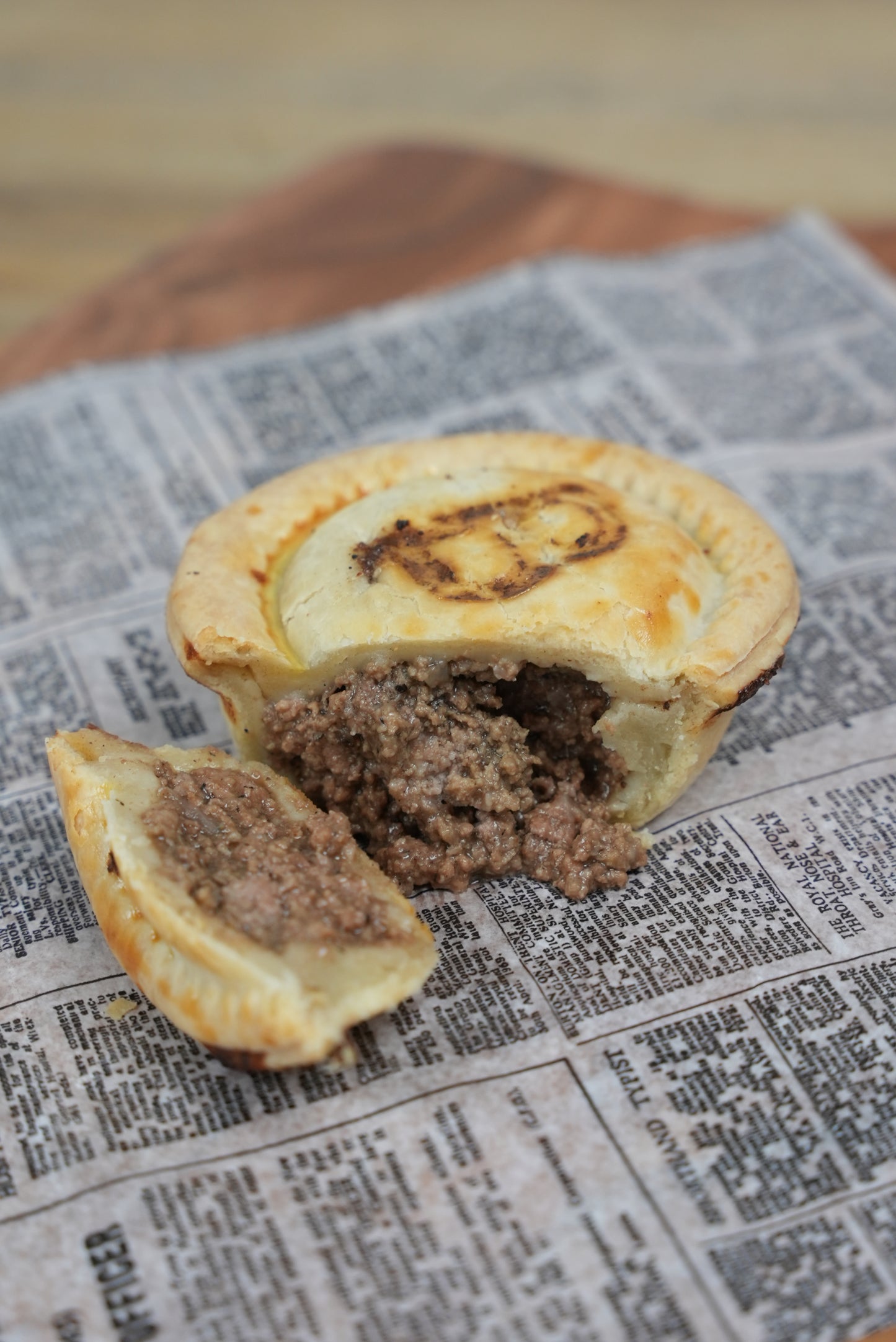 Frozen Beef & Onion Pie